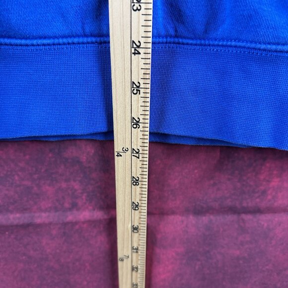 NIKE SPORTSWEAR "JUST DO IT" MEN'S PULLOVER HOODIE, BLUE, KANGAROO POCKETS, M - Picture 8 of 11